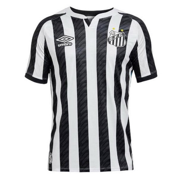 Tailandia Camiseta Santos Segunda Equipación 2020-2021 Negro Blanco